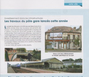 travaux gare article Dreux.com janvier2015